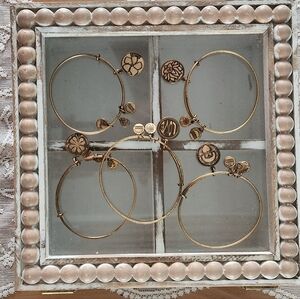 Alex and Ani Gold Charm Bangles